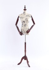 B-9-O Female Dress Form Wooden