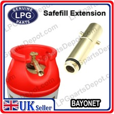 Safefill Composite gas Bottle UK BAYONET Extension Adapter LPG GPL