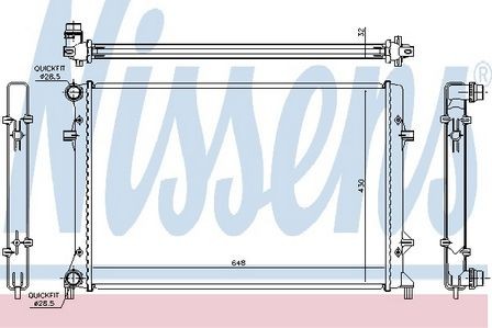 Nissens radiator for - nissens,
