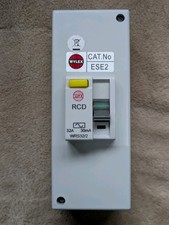 Wylex ESE2 Stand Alone RCD 32A, 30mA New Old Stock. To Protect Single Circuit.