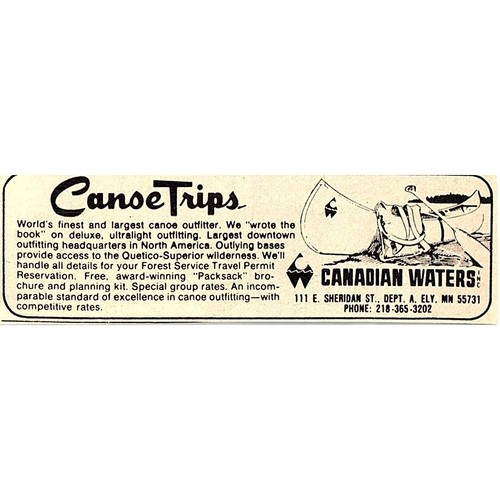Canadian waters canoe - waters, trips