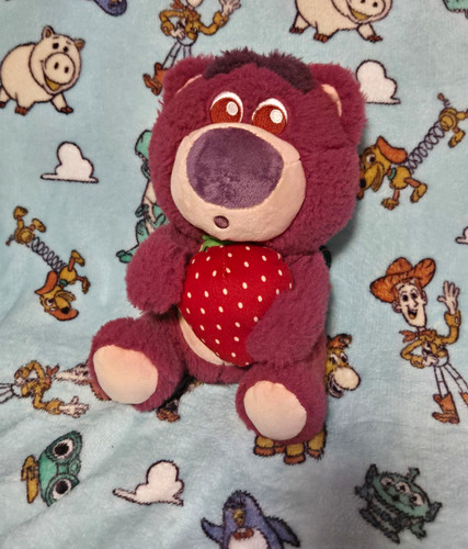 Purple plush teddy - plush,