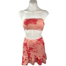 Missguided Pink Red Floral