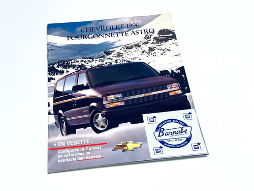 1996 chevrolet astro brochure - 1996,