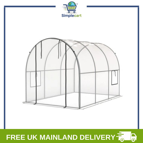 Polytunnel greenhouse with - polytunnel,