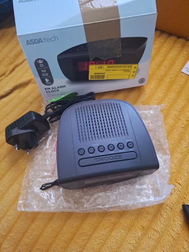 Asda tech alarm clock radio - tech,