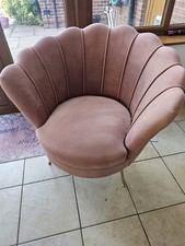 Armchair Velvet Upholstered