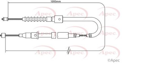 Apec rear left brake - apec,