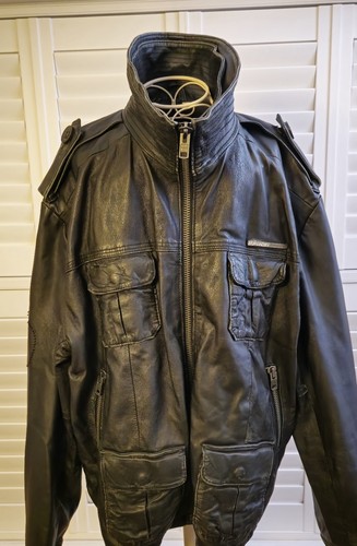 Superdry men leather jacket - superdry, men's