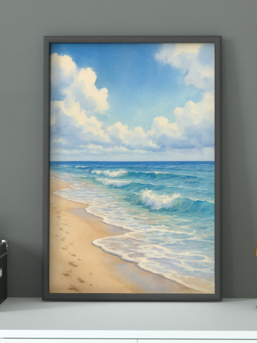 Beach waves serene - serene, coastal