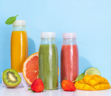 Clear Round Plastic Juice