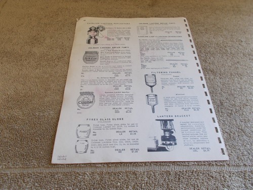 Vtg coleman lantern - vtg,