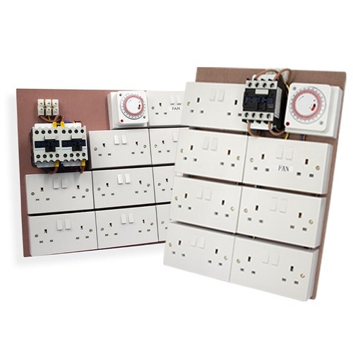 Contactor timer mdf board - timer,