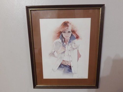 Framed art print picture sara - picture,