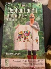 Sewing Pattern Elephant And I Quilt & Pillow Jennifer Sampou