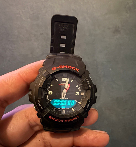 Casio shock 100 men - g-100, men’s
