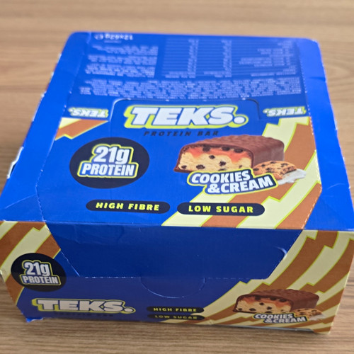 Teks protein bar - cookies, &
