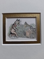 LOUIS WAIN ANTIQUE MINIATURE