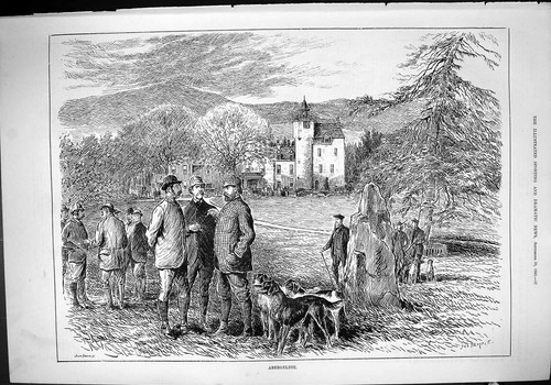 Old print sport 1882 - print,