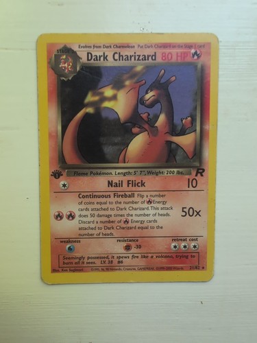 Dark charizard 1st edition - dark,