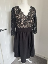 Roman Black Lace Evening Dress