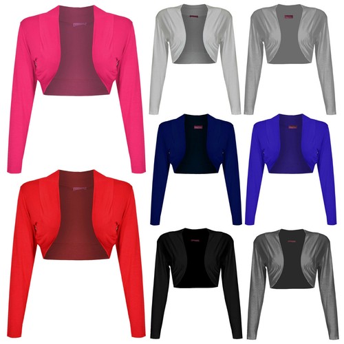 Womens long sleeved bolero - womens,