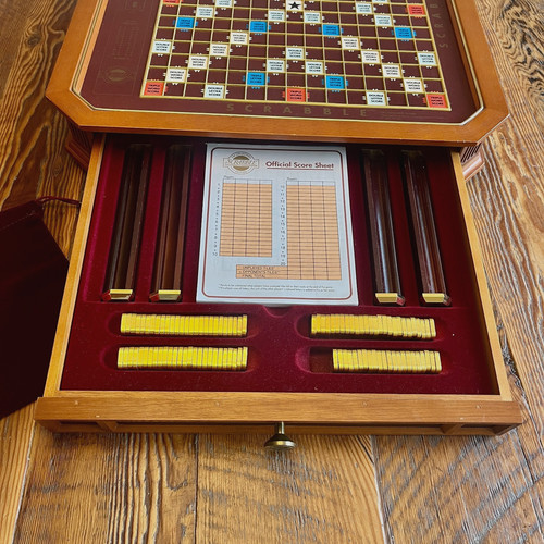 Scrabble franklin mint 1990 - scrabble,