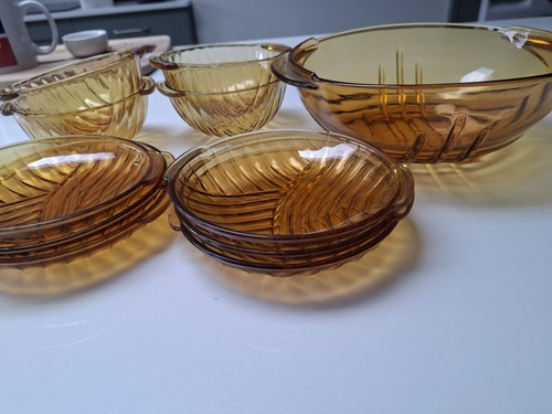 1930s art deco stolzle - art, amber