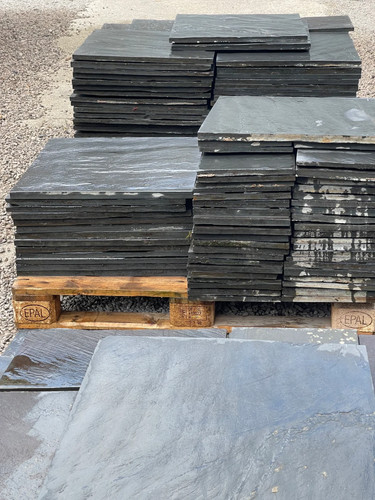 Reclaimed blue slate - reclaimed,