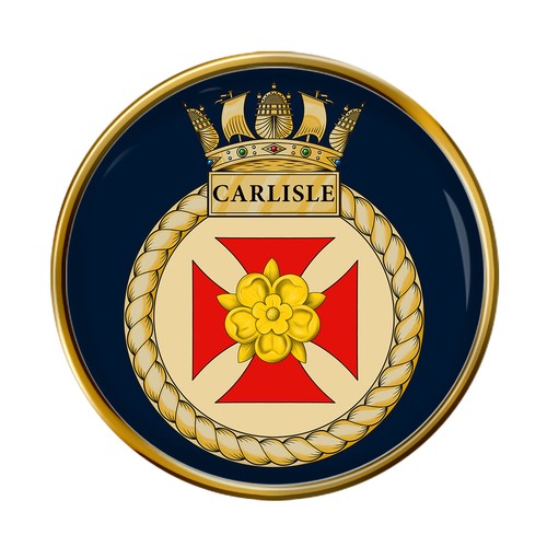 Hms carlisle royal navy pin - royal,