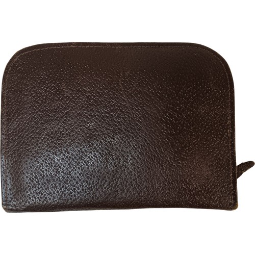 Vintage leather grooming kit - leather,