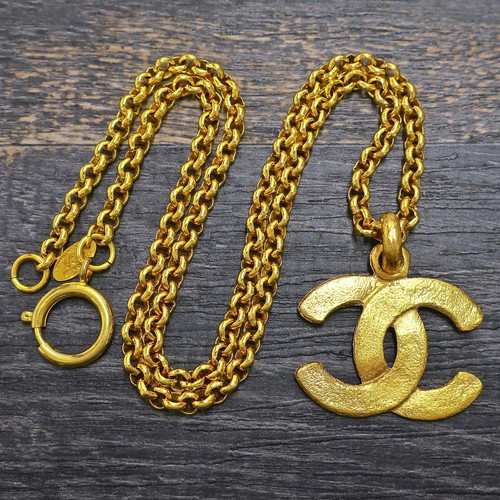 Chanel gold plated logos - chanel,