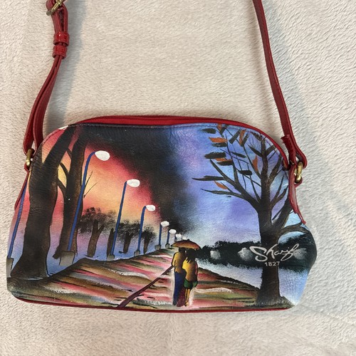Sharif hand painted leather - painted,