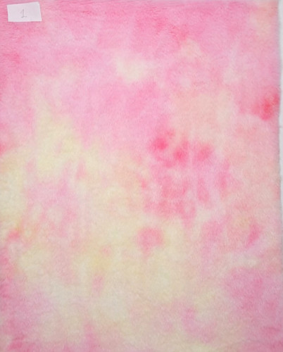 Dyed faux fur - , fabric