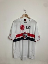 Rare Vtg Sao Paulo 2009/10 Home Football Shirt Reebok Large XL No.10 Hernanes