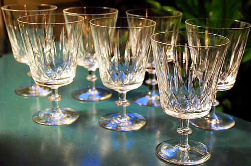 Vtg set edinburgh crystal - 7,