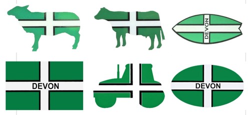 Devon flag external car - devon,