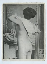 Original Halftone Print Of Nude Woman c1920s #4