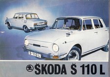 Skoda S110 L Saloon 1971 UK