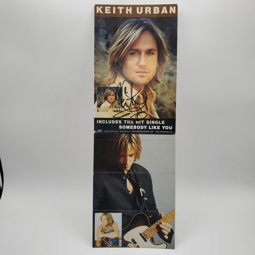 Keith urban signed promo - keith,