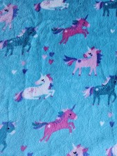 Turquoise Unicorn Minky Cuddle