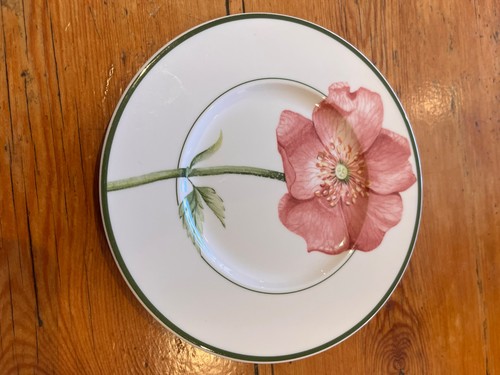 Flora rose side - flora, plates