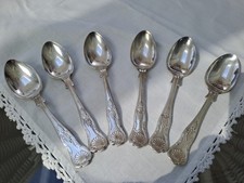 6 Vintage Silver Plated KINGS