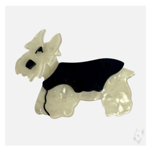 White westie terrier dog - white,