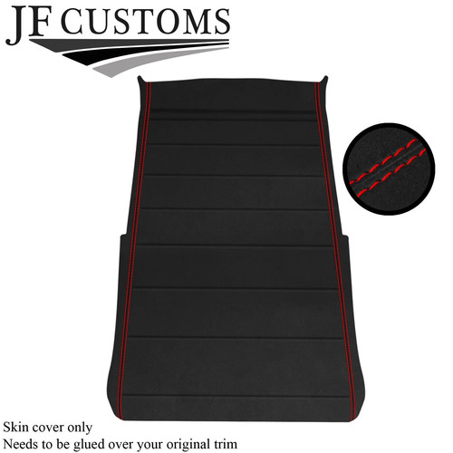 Red stitch dark grey - grey, luxe