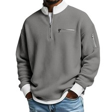 Mens Quarter Zip Pullover 1/4