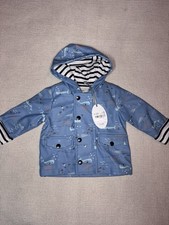 Baby Boys Blue Coat 0-3 Months