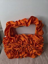 ZARA Bright orange  Ruffled