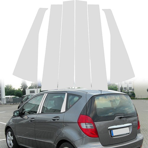 Silvery window pillar posts - window,
