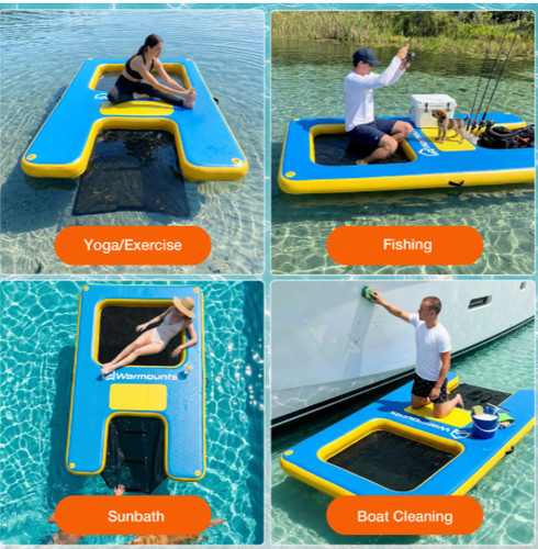 Warmounts inflatable floating - inflatable,